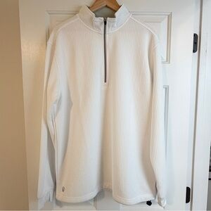 Straight Down Men’s Golf Waffle Quarter Zip